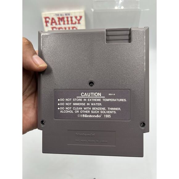 The All New Family Feud NES Game Cart, Sleeve, Box, Manual, Inserts - COMPLETE - Picture 3 of 15